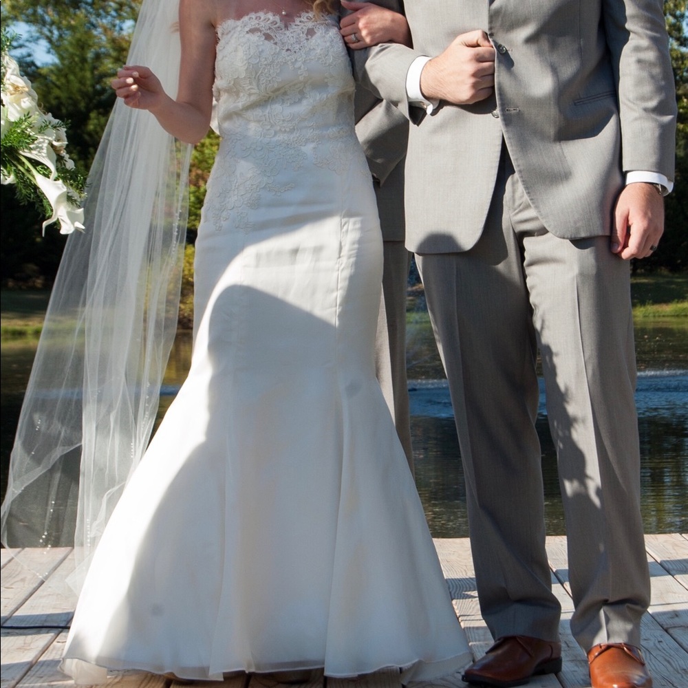 Mermaid Wedding Dress with Veil